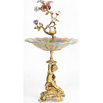 Фарфоровая чаша Фонтан птиц Verena варинант исполнения - 3 | Loft Concept в Краснодаре