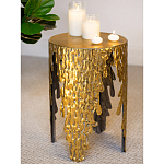 Столик дизайнерский Copper streaks варинант исполнения - 6 | Loft Concept в Краснодаре