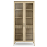 Витрина стеклянная 2-х дверная с ящиками и 5-ю полками Harper Line варинант исполнения - 2 | Loft Concept в Краснодаре