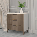 Комод коричневый с 3-мя ящиками на 4-х ножках Harper Line варинант исполнения - 2 | Loft Concept в Краснодаре