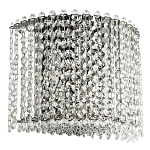 Бра с хрустальными подвесками хром Crystal Art Chrome Wall Lamp варинант исполнения - 1 | Loft Concept в Краснодаре
