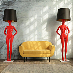 Лампа MANNEQUIN LAMP с абажуром созерцание силуэта варинант исполнения - 5 | Loft Concept в Краснодаре