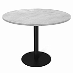 Стол обеденный с круглой светло-серой столешницей Harris Collection варинант исполнения - 1 | Loft Concept в Краснодаре