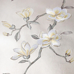 Обои Magnolia Canopy Colourway SC-288 on Natural Mica metallic silk варинант исполнения - 1 | Loft Concept в Краснодаре