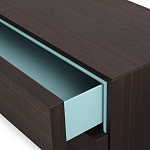 Дизайнерский комод коричневый с 2-мя ящиками и дверцами Pandora варинант исполнения - 2 | Loft Concept в Краснодаре