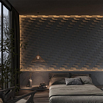 Гипсовая 3D Панель FIN варинант исполнения - 2 | Loft Concept в Краснодаре