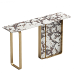 Консоль с прямоугольной мраморной столешницей Vivian Console варинант исполнения - 1 | Loft Concept в Краснодаре