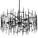 Люстра черная остроконечной формы Black Satin варинант исполнения - 5 | Loft Concept в Краснодаре