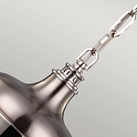 Подвесной светильник со стальным плафоном и белым матовым стеклянным шаром Feiss варинант исполнения - 4 | Loft Concept в Краснодаре