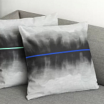 Чехол на подушку хлопковый Blake Boundaries Blue варинант исполнения - 4 | Loft Concept в Краснодаре