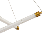 Светодиодная люстра Trumpet Tube Brass  варинант исполнения - 3 | Loft Concept в Краснодаре