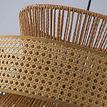 Подвесной светильник с абажуром из натуральных материалов Light Inside the Cell варинант исполнения - 7 | Loft Concept в Краснодаре