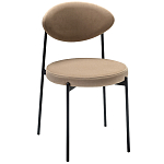 Стул металлический с мягкой спинкой и сиденьем из велюра Alfie Chair варинант исполнения - 4 | Loft Concept в Краснодаре