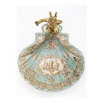 Блюдо с бронзовым ангелом Porcelain Angels of Paradise варинант исполнения - 3 | Loft Concept в Краснодаре