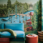 Обои ручная роспись Little London Jubilee Colourway варинант исполнения - 3 | Loft Concept в Краснодаре