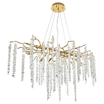 Люстра с декором в виде ветвей с хрустальными подвесками Fairytree Gold Crystal Chandelier варинант исполнения - 3 | Loft Concept в Краснодаре