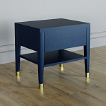 Прикроватная тумбочка с ящиком Elsa Dreams Blue варинант исполнения - 4 | Loft Concept в Краснодаре