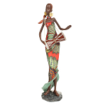 Фигурка негритянка с барабаном Ethno girl варинант исполнения - 1 | Loft Concept в Краснодаре