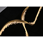 Подвесной светильник обрамленный элементами в виде кристаллов Smooth Shine варинант исполнения - 4 | Loft Concept в Краснодаре