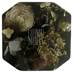 Шкатулка из эпоксидной смолы с цветами черная Epoxy Resin Square Box Black варинант исполнения - 1 | Loft Concept в Краснодаре