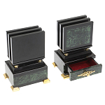 Настольный письменный набор из нефрита в подарочной коробке Victorious варинант исполнения - 11 | Loft Concept в Краснодаре