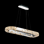 Люстра овальная с мозаичным хрустальным оформлением Sparks of Crystal варинант исполнения - 4 | Loft Concept в Краснодаре