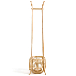 Напольная вешалка с корзиной из ротанга Trina Wicker Floor Hanger варинант исполнения - 3 | Loft Concept в Краснодаре
