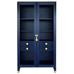 Дизайнерский шкаф витрина Elsa Dreams Blue с 4-мя ящиками варинант исполнения - 9 | Loft Concept в Краснодаре