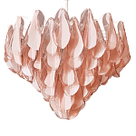 Люстра из стекляных розовых лепестков Petalled Illuminator варинант исполнения - 3 | Loft Concept в Краснодаре