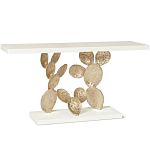 Консоль прямоугольная белая с основанием в виде кактуса Cactus варинант исполнения - 1 | Loft Concept в Краснодаре