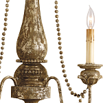 Бра состаренное с нитями из бусин Aged Silhouette варинант исполнения - 1 | Loft Concept в Краснодаре