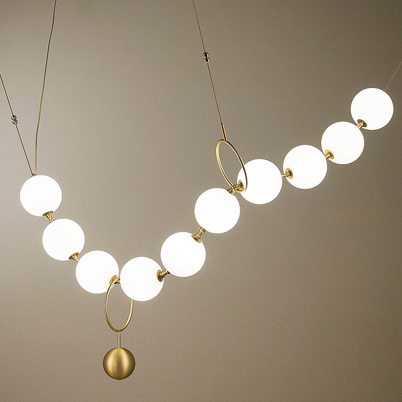 Люстра Larose Guyon COCO CHANDELIER modular Латунь Белый Люстра Larose Guyon COCO CHANDELIER modular Латунь Белый в Краснодаре | Loft Concept
