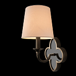 Бра с белым текстильным абажуром и фигурным основанием с зеркальной вставкой Vitorino варинант исполнения - 15 | Loft Concept в Краснодаре