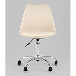 Офисный стул на металлическом основании EGGERY Beige пластик варинант исполнения - 5 | Loft Concept в Краснодаре