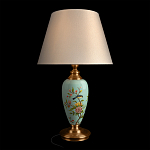 Настольная лампа голубая с изображением птиц Slip Away варинант исполнения - 2 | Loft Concept в Краснодаре