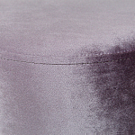 Пуф фиолетовый велюр на золотом металлическом основании Golden Belt варинант исполнения - 4 | Loft Concept в Краснодаре