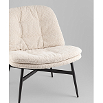 Кресло лаунж Tail молочный варинант исполнения - 2 | Loft Concept в Краснодаре