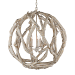 Люстра круглая в виде веток деревьев Natural Driftwood варинант исполнения - 1 | Loft Concept в Краснодаре