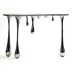 Дизайнерская Консоль Melting Silver Console Zhipeng Tan варинант исполнения - 1 | Loft Concept в Краснодаре