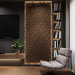 Гипсовая 3D панель с принтографией PM-50 варинант исполнения - 4 | Loft Concept в Краснодаре