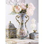 Ваза фарфоровая с попугаями Gaya варинант исполнения - 9 | Loft Concept в Краснодаре