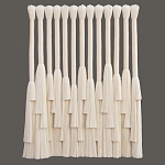 Декор на стену Белые Кисти Wall decor White Tassels варинант исполнения - 3 | Loft Concept в Краснодаре