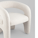 Кресло дизайнерское для лаунж зоны жемчужного цвета Pearl Lounge варинант исполнения - 4 | Loft Concept в Краснодаре