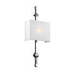 Бра с прямоугольным тканевым абажуром белого цвета Feiss варинант исполнения - 1 | Loft Concept в Краснодаре