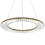 Кольцевая люстра с хрустальным декором Maude Crystal Chandelier варинант исполнения - 1 | Loft Concept в Краснодаре
