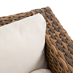 Трехместный садовый диван из плетеного пластика Matteo варинант исполнения - 2 | Loft Concept в Краснодаре