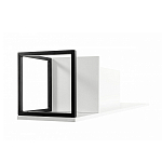 Полка навесная белая открытая Strict Lines  варинант исполнения - 4 | Loft Concept в Краснодаре