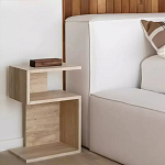 Дизайнерский журнальный стол фигурный с полками Gulip варинант исполнения - 2 | Loft Concept в Краснодаре