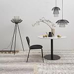 Торшер с трехъярусным плафоном из металлической сетки Metal Mesh Floor Lamp варинант исполнения - 2 | Loft Concept в Краснодаре
