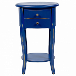 Синяя тумба на фигурных ножках Shelby варинант исполнения - 1 | Loft Concept в Краснодаре